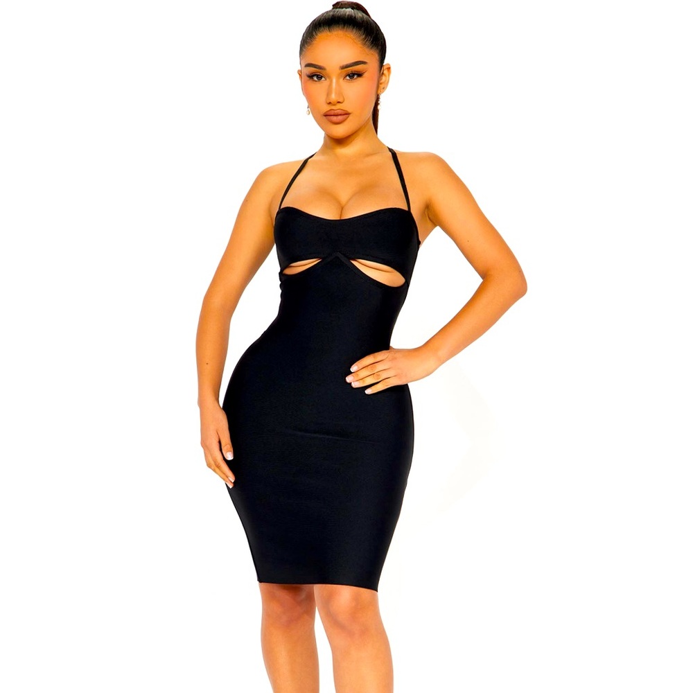 Little Black Bandage Dress